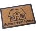 Deurmat Alexandra House Living HOME SWEET HOME Bruin 40 x 1 x 60 cm