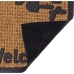 Doormat Alexandra House Living Welcome-Good Bye Brown 40 x 1 x 60 cm