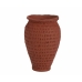 Vase Alexandra House Living Argile Terracotta Cotton Papier-mâché 15 x 25 x 15 cm