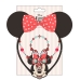 Conjunto Colar e Pulseiras Minnie Mouse