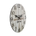 Orologio da Parete Alexandra House Living Bianco Legno 34 x 34 x 4 cm