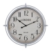 Horloge Murale Alexandra House Living Gris Argenté Acrylique Plastique 52 x 5 x 52 cm