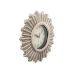 Wanduhr Alexandra House Living Grau Silberfarben Harz Kunststoff 30 x 4 x 30 cm