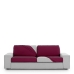 Bankbedekking Eysa Bronx Bordeaux 100 x 15 x 200 cm 2XL