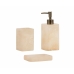 Support pour brosses à dents Alexandra House Living Beige Rose Polyrésine 7 x 11 x 7 cm