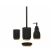 Toothbrush Holder Alexandra House Living Black Golden Polyresin 7 x 11 x 7 cm