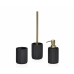 Toothbrush Holder Alexandra House Living Black Polyresin 7 x 9 x 7 cm