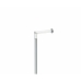 Toilet Paper Holder with Brush Stand Alexandra House Living Transparent Silver Acrylic Metal 20 x 72 x 20 cm