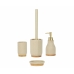 Tannbørste-holder Alexandra House Living Beige Gyllen Polyresin 7 x 11 x 7 cm