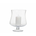 Candleholder Alexandra House Living Naomi Transparent Glass 21 x 25 x 21 cm