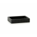 Soap dish Alexandra House Living Black Polyresin 9 x 2 x 14 cm