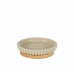 Soap dish Alexandra House Living Beige Golden Polyresin 12 x 3 x 12 cm