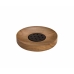 Soap dish Alexandra House Living Brown Black Acacia 12 x 2 x 12 cm