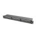 Patch Panel 24 Porte UTP Categoria 6 Lanberg PPS6-1024-B