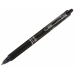 Bolígrafo Pilot Frixion Clicker Tinta borrable Negro 0,4 mm 12 Unidades