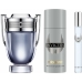 Set de Perfume Hombre Paco Rabanne Invictus 3 Piezas