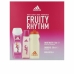 Naiste parfüümi komplekt Adidas Fruity Rhythm 3 Tükid, osad