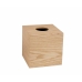 Caja para pañuelos Alexandra House Living Madera de sauce 12 x 12 x 12 cm