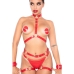 Conjunto de Lingerie Kinky Diva Vermelho