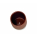 Bloempot met schaal Alexandra House Living Terra cotta Keramisch 22 x 22 x 22 cm