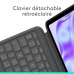 Capa para Tablet Logitech iPad Pro Preto Cinzento Grafite AZERTY QWERTY Qwerty US