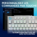 Billentyűzet Logitech G915 X Fehér Francia AZERTY