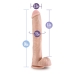 Realistyczne dildo Blush Au Naturel TPE Ø 5,3 cm (29,2 cm)