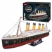 Barnepuslespill av Tre CubicFun Titanic 3D 266 Deler