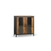 Sideboard Alexandra House Living Black Metal Mango wood 87 x 90 x 37 cm