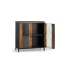 Credenza Alexandra House Living Nero Metallo Legno di mango 87 x 90 x 37 cm