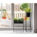 Plantekrukke med stativ Alexandra House Living Sort Metal 100 x 25 x 25 cm