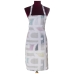 Apron Alexandra House Living VIRGINIA White Textile 72 x 83 x 1 cm