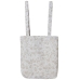 Bolsa de tela Alexandra House Living MARIAM Blanco Textil 41 x 45 x 1 cm