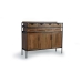 Credenza Alexandra House Living Naturale Metallo teak Legno di mango 140 x 110 x 40 cm