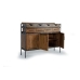 Credenza Alexandra House Living Naturale Metallo teak Legno di mango 140 x 110 x 40 cm