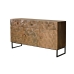 Aparador Alexandra House Living Catanho escuro Bronze Madeira de mangueira 142 x 80 x 42 cm