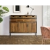 Sideboard Alexandra House Living Natural Metal Teak Mango wood 140 x 110 x 40 cm