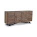 Sidebord Alexandra House Living Naturell Metall Akasia 200 x 90 x 40 cm