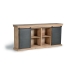 Anrichte Alexandra House Living Grau natürlich Holz und Metall 190 x 85 x 40 cm