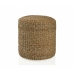 Pouf Alexandra House Living Marron 40 x 40 x 40 cm Rond