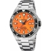 Miesten rannekellot Festina F20663/4 Oranssi Hopeinen