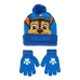 Hat & Gloves The Paw Patrol Blue (One size)