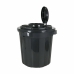 Cubo para la Basura Dem Hop 50 L Negro 49,5 x 49,5 x 50 cm (6 Unidades)