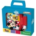 Picnic Holder and Bottle Included Mickey Mouse CZ11277 380 ml 17 cm Plastic