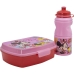 Contenitore per il pranzo con Bottiglia Minnie Mouse CZ11278 380 ml 17 cm Plastica