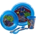 Conjunto de Louça Infantil The Avengers CZ11309 Plástico (5 Peças)