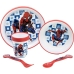 Dětský jídelní set Spider-Man CZ11308 Plastické (5 Kusy)