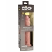 Gode réaliste Pipedream - King Cock Silicone Naturel