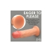 Realistisk Dildo XR Silikone Natur 20,32 cm