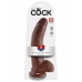 Realistyczne dildo Pipedream - King Cock Brązowy